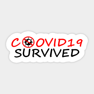 Covid19 survived Sticker